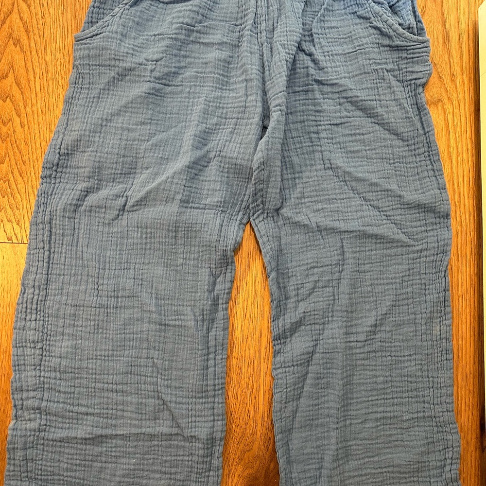 Rip Curl Women's Textured Gray Wide Leg Pants